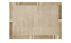 Handgeknüpfter Naturteppich  Sensation Silk Lakir ¦ beige ¦ Wolle ¦ Maße (cm): B: 70