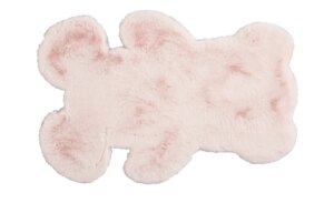 Kinderteppich  Teddy ¦ rosa/pink ¦ Synthetische Fasern ¦ Maße (cm): B: 60 H: 2