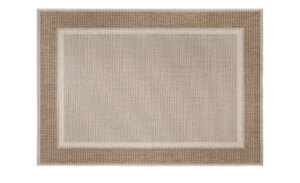 In- & Outdoor Teppich  Nizza ¦ beige ¦ Synthetische Fasern ¦ Maße (cm): B: 133