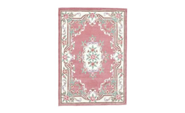 THEKO Vintageteppich  Ming ¦ rosa/pink ¦ Synthetische Fasern ¦ Maße (cm): B: 190 H: 1