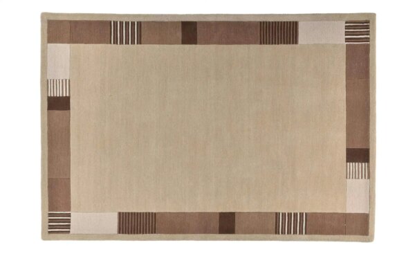 THEKO Wollteppich  Royal Nepali ¦ beige ¦ Wolle ¦ Maße (cm): B: 140 H: 1